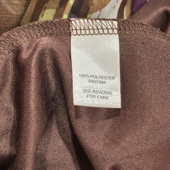 multicolor layered mesh ruffle hem midi skirt - Picture 4 of 4